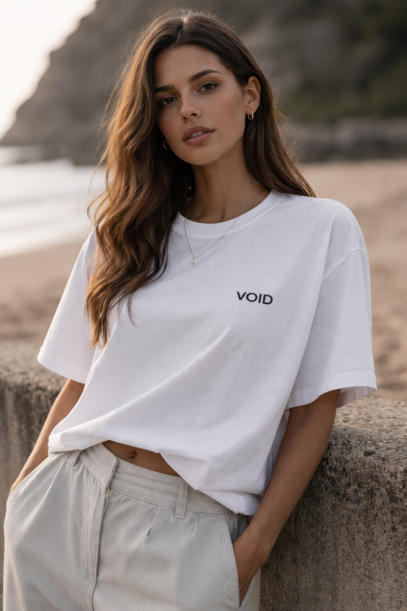 VOID Tee white front