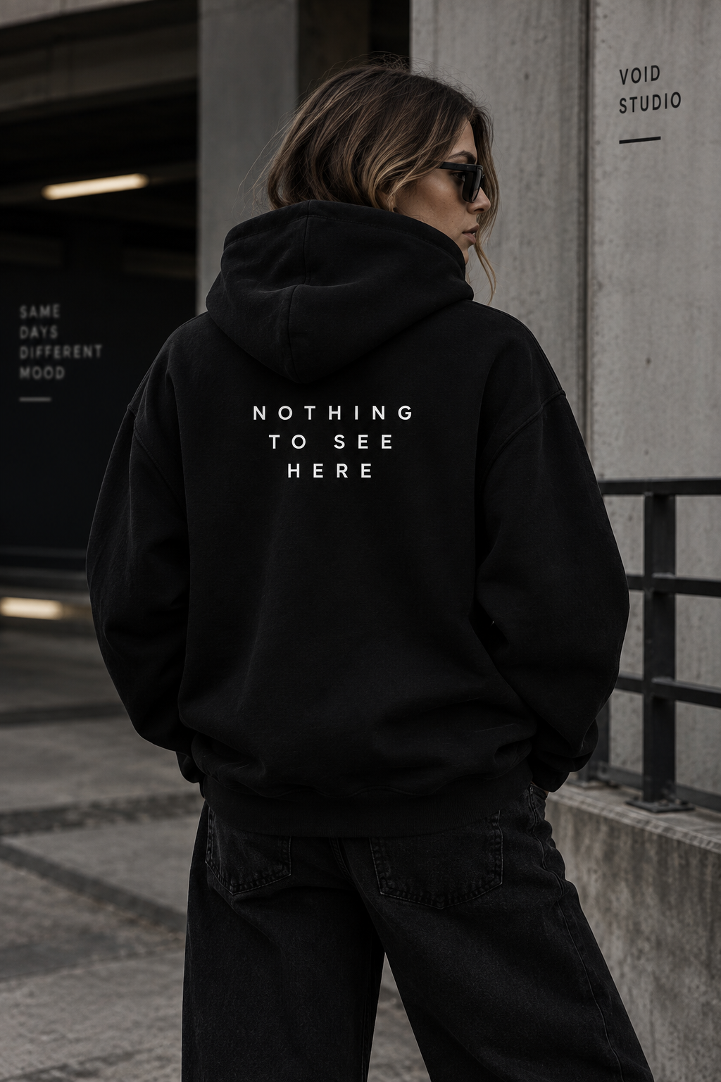NOTHING TO SEE HERE Heavy Hoodie product image